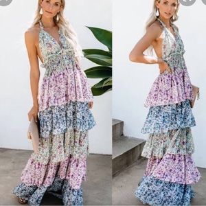 VICI GLITTER & GLITZ MAXI DRESS